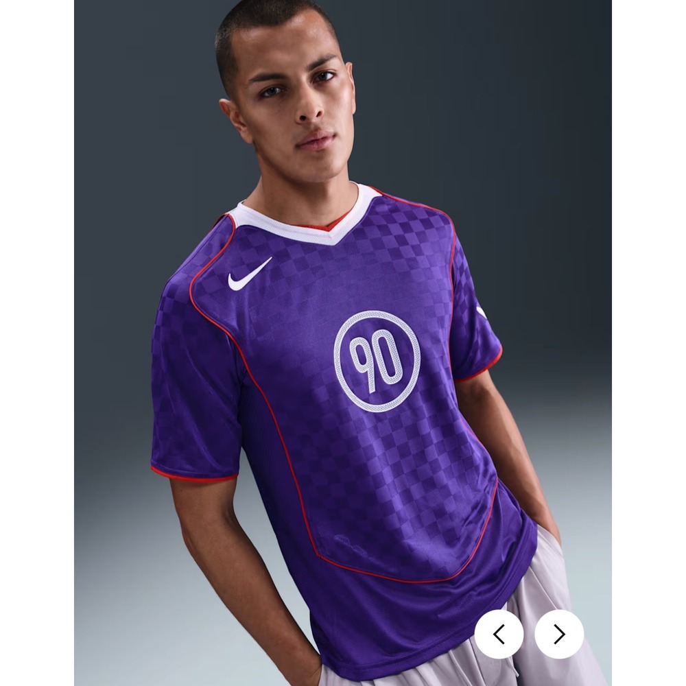 Nike Total 90 Dri-FIT Short-Sleeve 2XL  Soccer Jersey 'Court Purple IM6299-547
